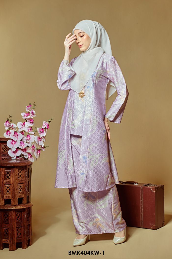 Kebaya Wilda Batiq Mia in Light Lilac (BMK404KW-1)