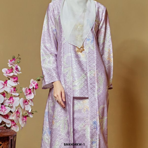 Kebaya Wilda Batiq Mia in Light Lilac (BMK404KW-1) - Image 4