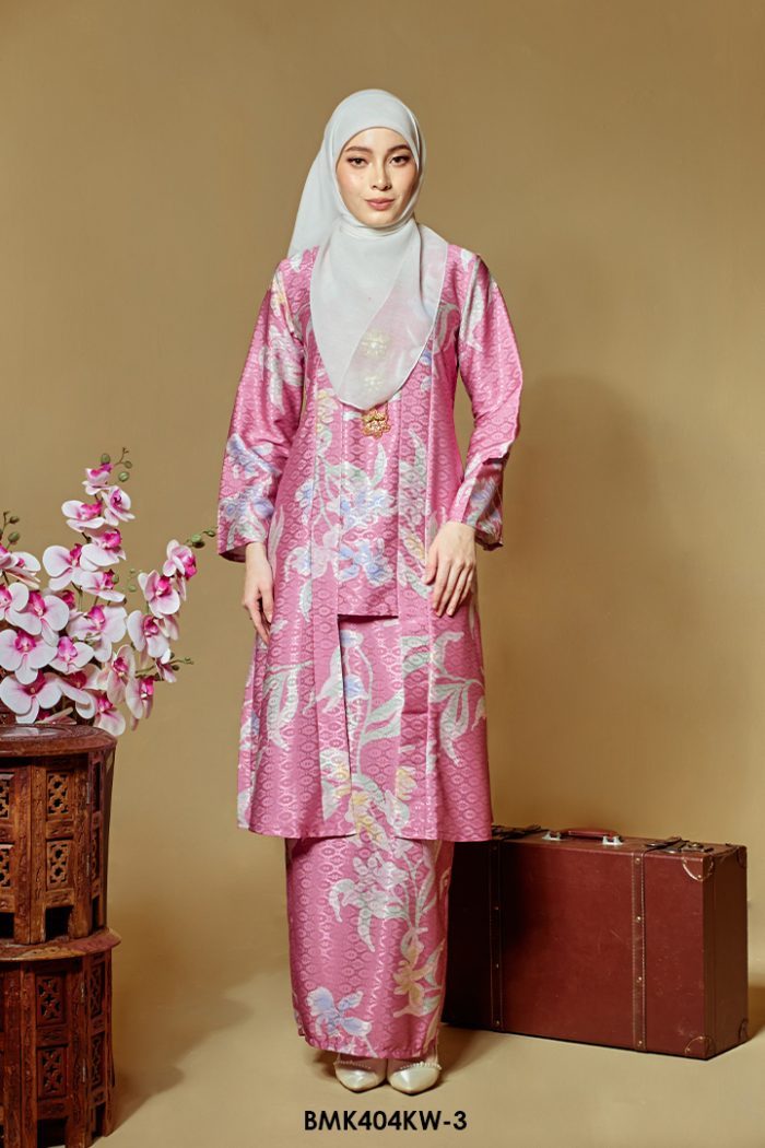 Kebaya Wilda Batiq Mia in Blush Pink (BMK404KW-3)