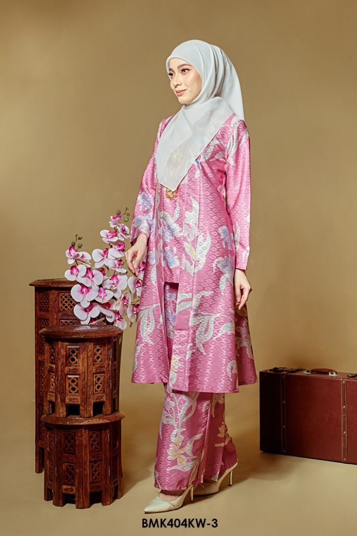 Kebaya Wilda Batiq Mia in Blush Pink (BMK404KW-3)