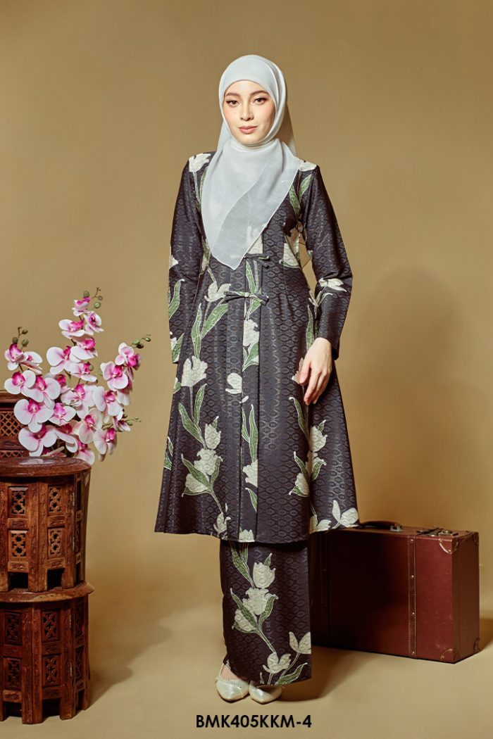 Kebarung Batiq Mia 3.0 Ribbon in Black (BMK405KKM-4)