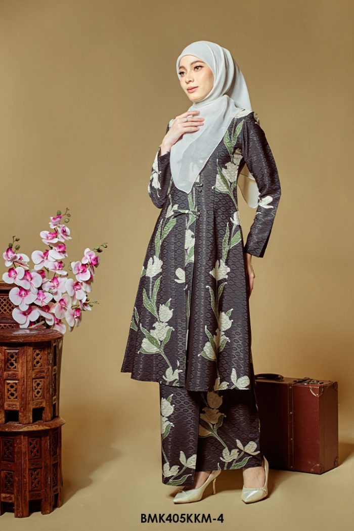 Kebarung Batiq Mia 3.0 Ribbon in Black (BMK405KKM-4)
