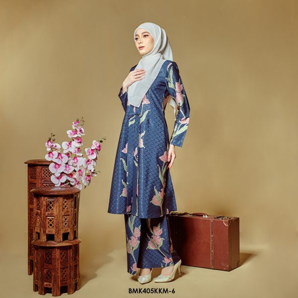 Kebarung Batiq Mia 3.0 Ribbon in Midnight Blue (BMK405KKM-6) - Image 2