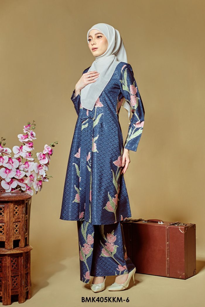 Kebarung Batiq Mia 3.0 Ribbon in Midnight Blue (BMK405KKM-6)