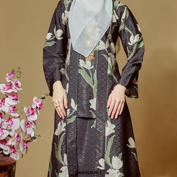 Kebaya Wilda Batiq Mia in Black (BMK405KW-1) - Image 4