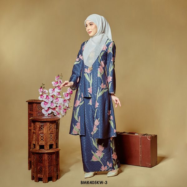 Kebaya Wilda Batiq Mia in Midnight Blue (BMK405KW-3) - Image 2