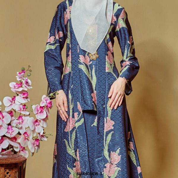 Kebaya Wilda Batiq Mia in Midnight Blue (BMK405KW-3) - Image 4