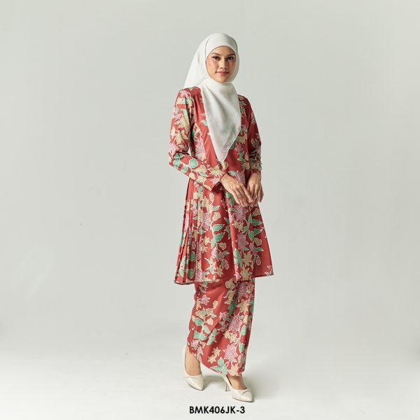 Juliana Kurung in Persian Red (BMK406JK-3) - Image 2