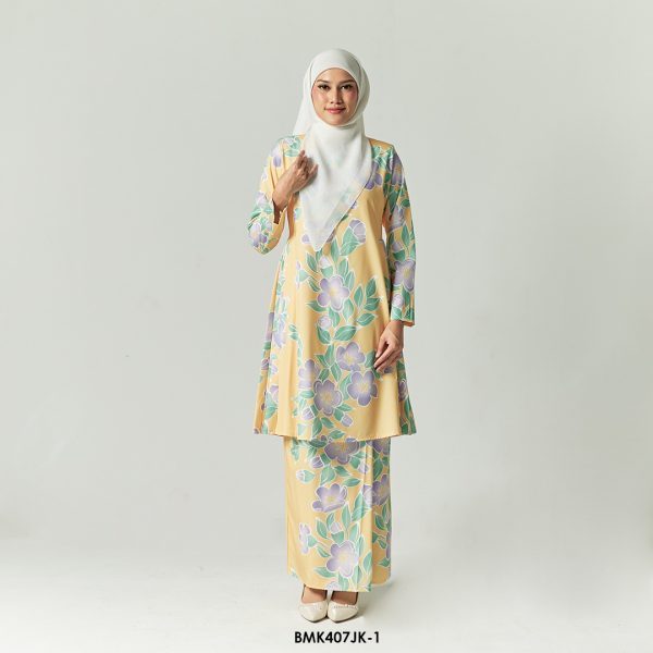Juliana Kurung in Saffron Yellow (BMK407JK-1)