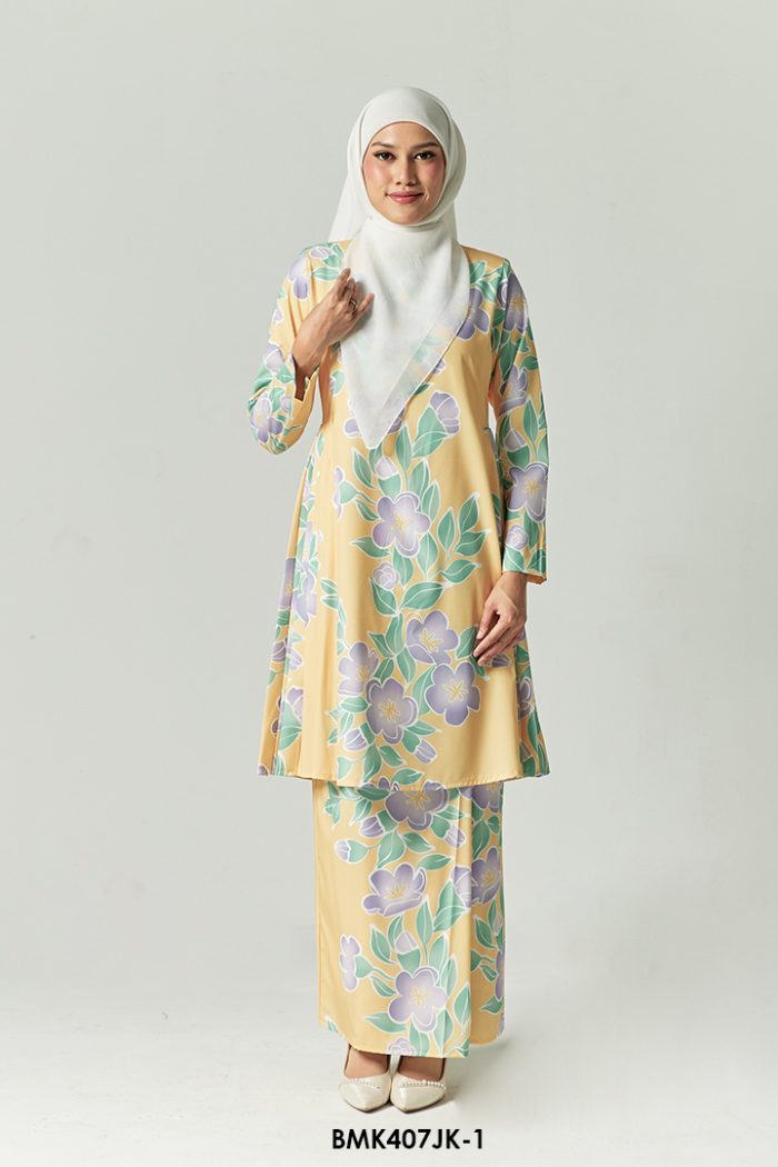 Juliana Kurung in Saffron Yellow (BMK407JK-1)