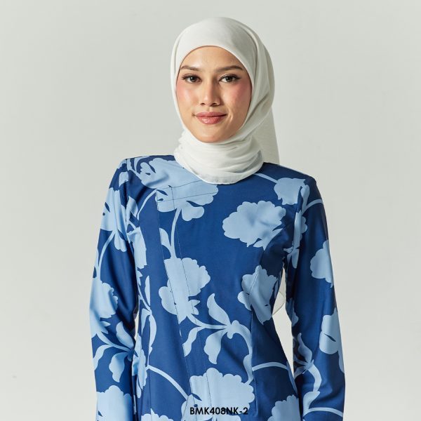 Nerissa Kurung in Dark Blue (BMK408NK-2) - Image 3