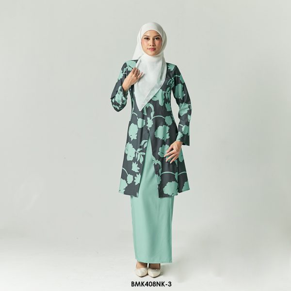 Nerissa Kurung in Dark Teal (BMK408NK-3)