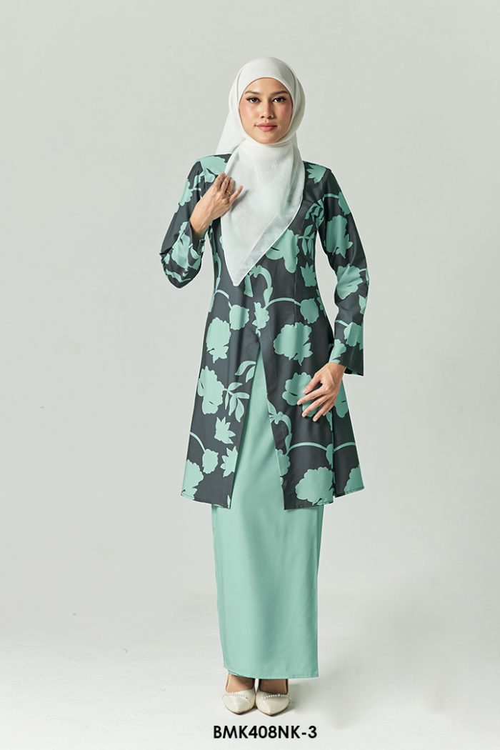 Nerissa Kurung in Dark Teal (BMK408NK-3)