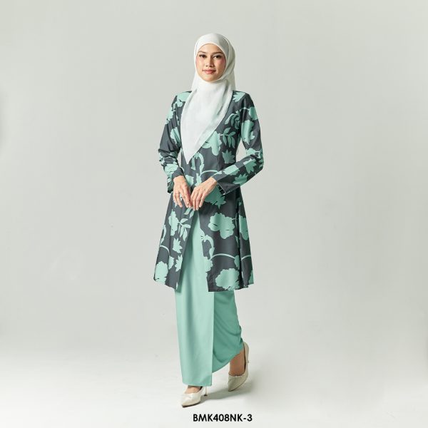Nerissa Kurung in Dark Teal (BMK408NK-3) - Image 2