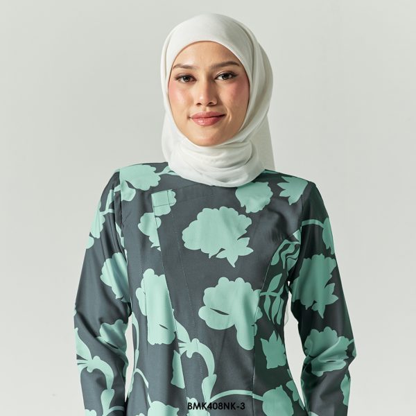 Nerissa Kurung in Dark Teal (BMK408NK-3) - Image 3