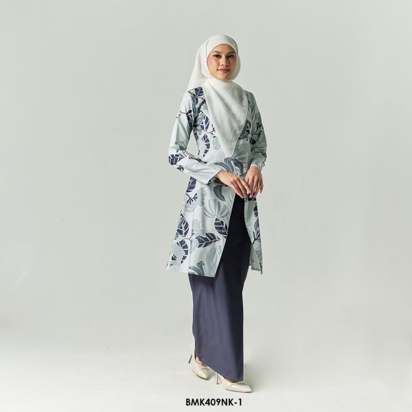 Nerissa Kurung in Midnight Blue (BMK409NK-1) - Image 2