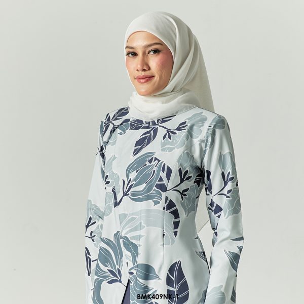 Nerissa Kurung in Midnight Blue (BMK409NK-1) - Image 3