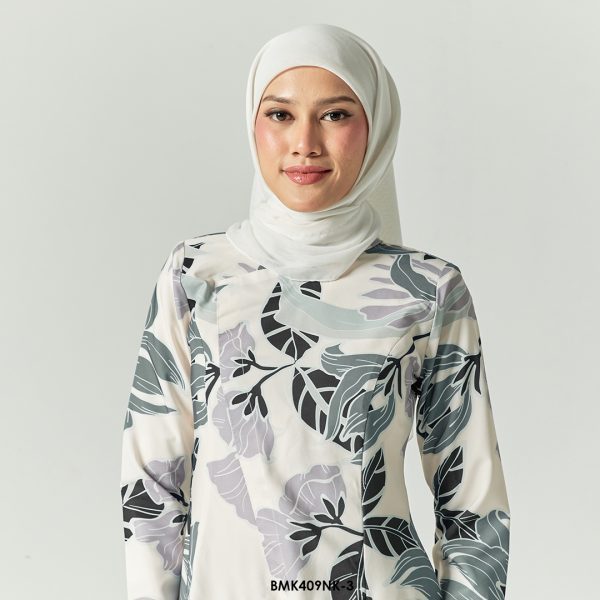 Nerissa Kurung in Dark Grey (BMK409NK-3) - Image 3