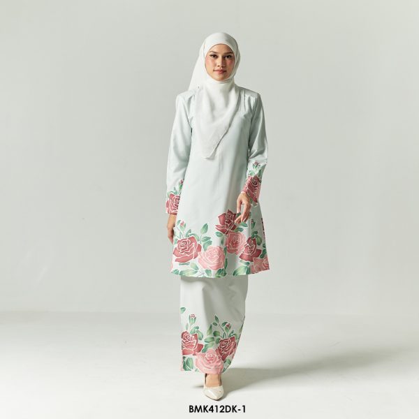 Diana Kurung in Light Grey (BMK412DK-1)