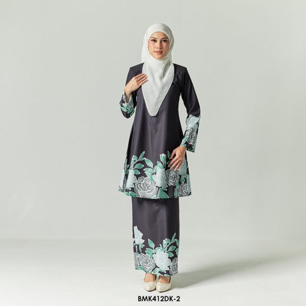 Diana Kurung in Black (BMK412DK-2)
