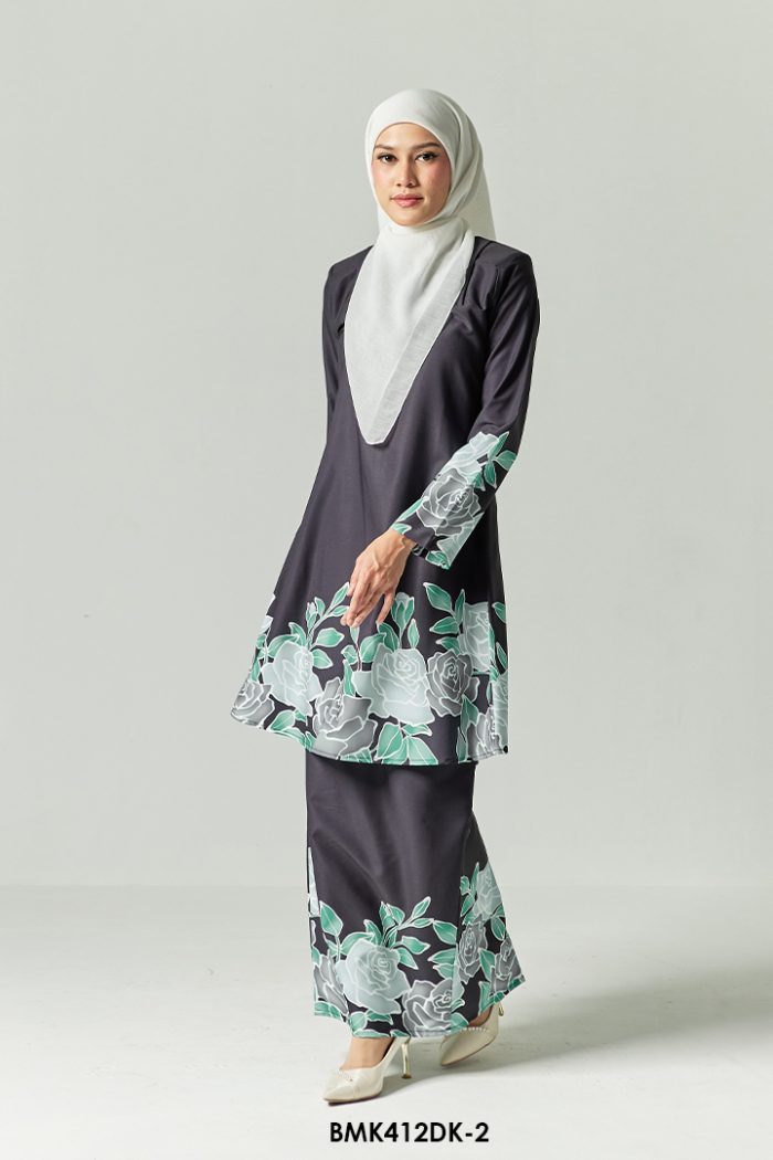 Diana Kurung in Black (BMK412DK-2)