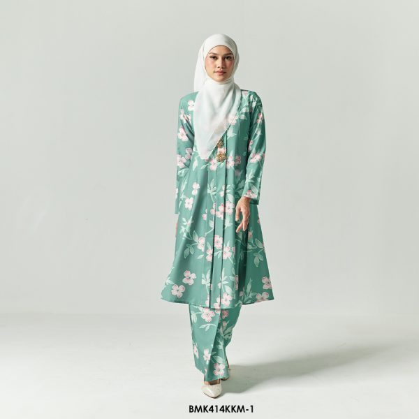 Kebarung Kalthom in Aqua Green (BMK414KKM-1)
