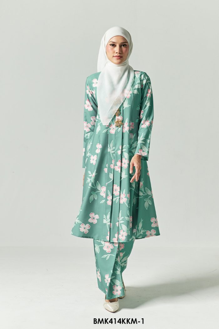 Kebarung Kalthom in Aqua Green (BMK414KKM-1)