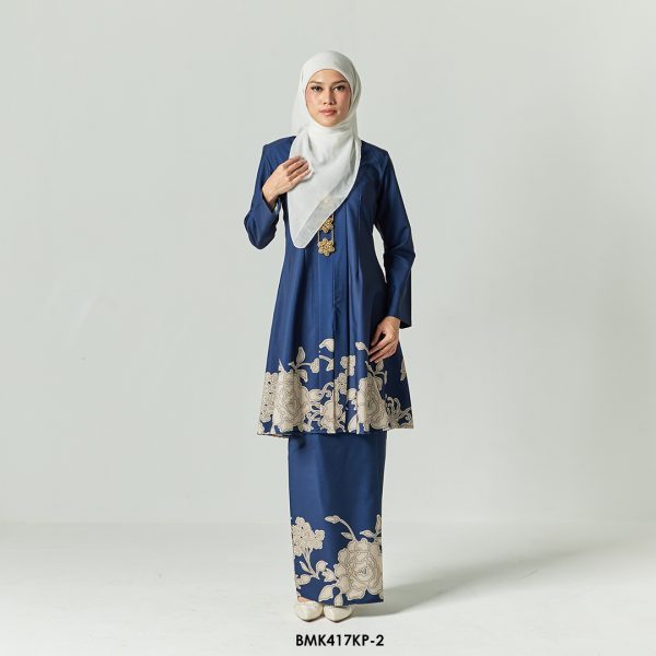 Kebarung Kalthom Petite in Navy Blue (BMK417KP-2)