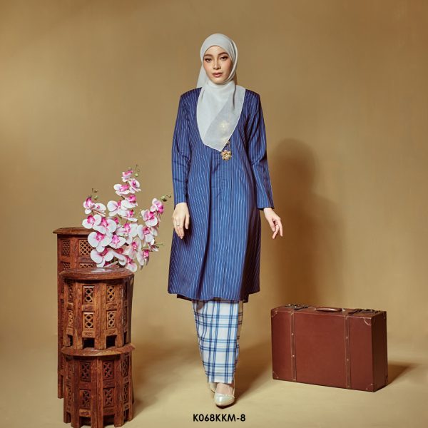 Kebarung Kalthom in Navy Blue (K068KKM-8)