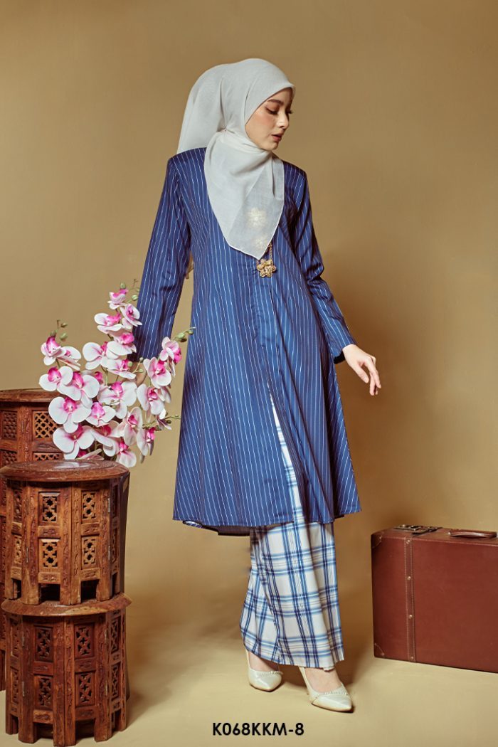 Kebarung Kalthom in Navy Blue (K068KKM-8)