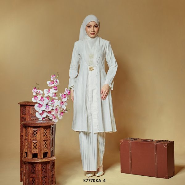Kebarung Anggerik in White (K777KKA-4)
