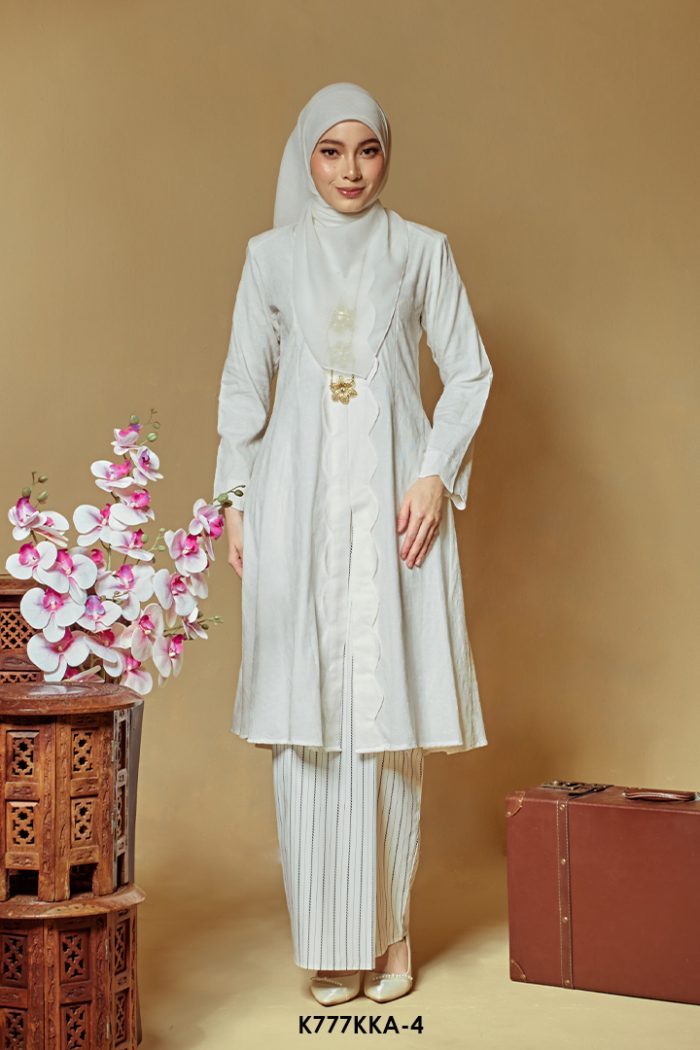 Kebarung Anggerik in White (K777KKA-4)