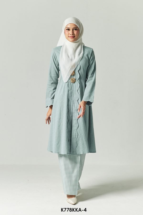 Kebarung Anggerik in Dusty Blue (K778KKA-4)