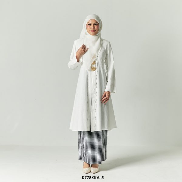 Kebarung Anggerik in White (K778KKA-5)