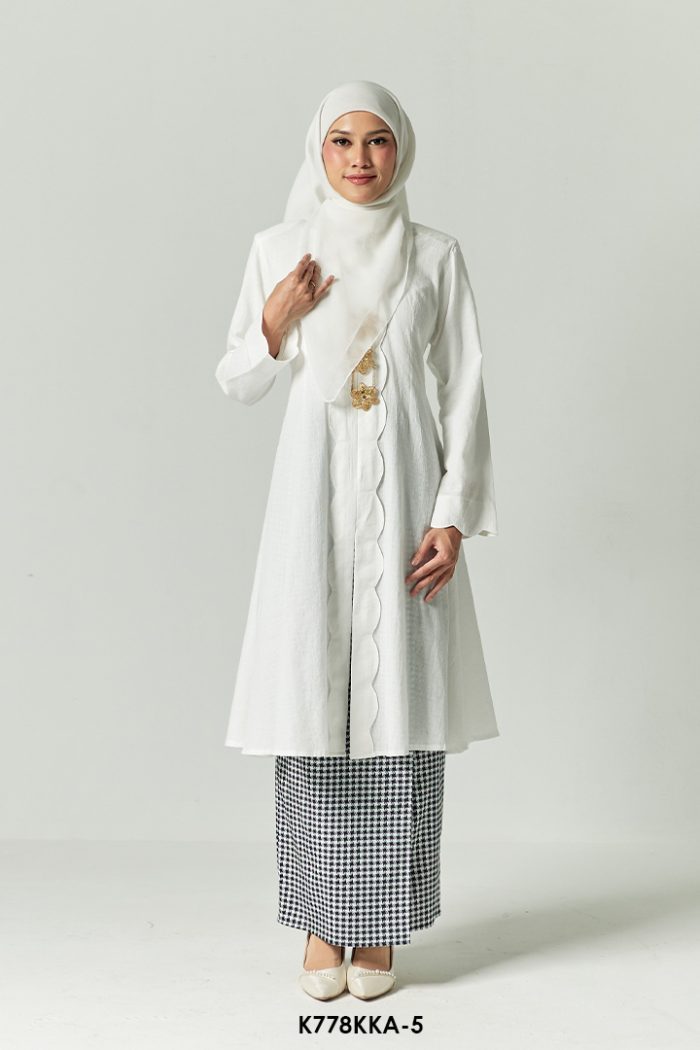 Kebarung Anggerik in White (K778KKA-5)