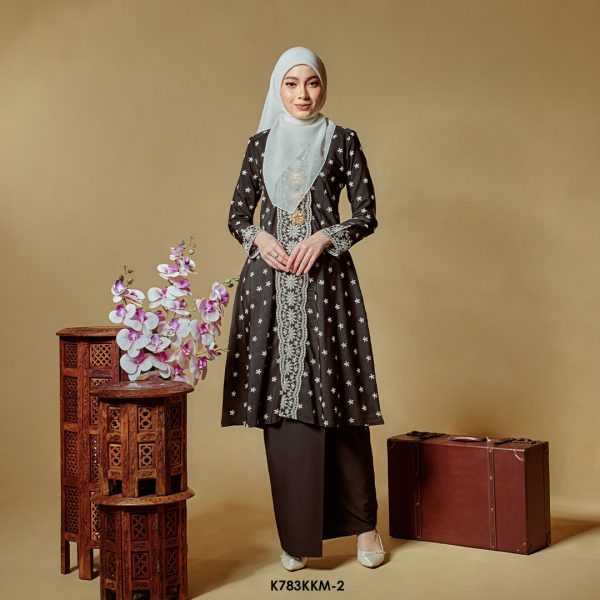 Kebarung Kalthom Sulam in Black (K783KKM-2)