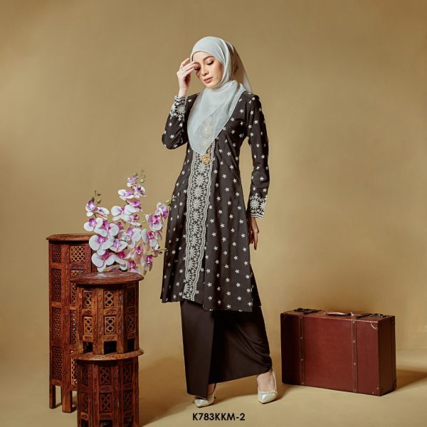 Kebarung Kalthom Sulam in Black (K783KKM-2) - Image 2