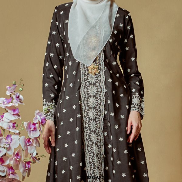 Kebarung Kalthom Sulam in Black (K783KKM-2) - Image 3