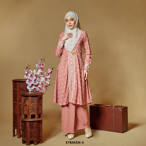 Kebarung Kalthom Sulam in Salmon (K783KKM-5)