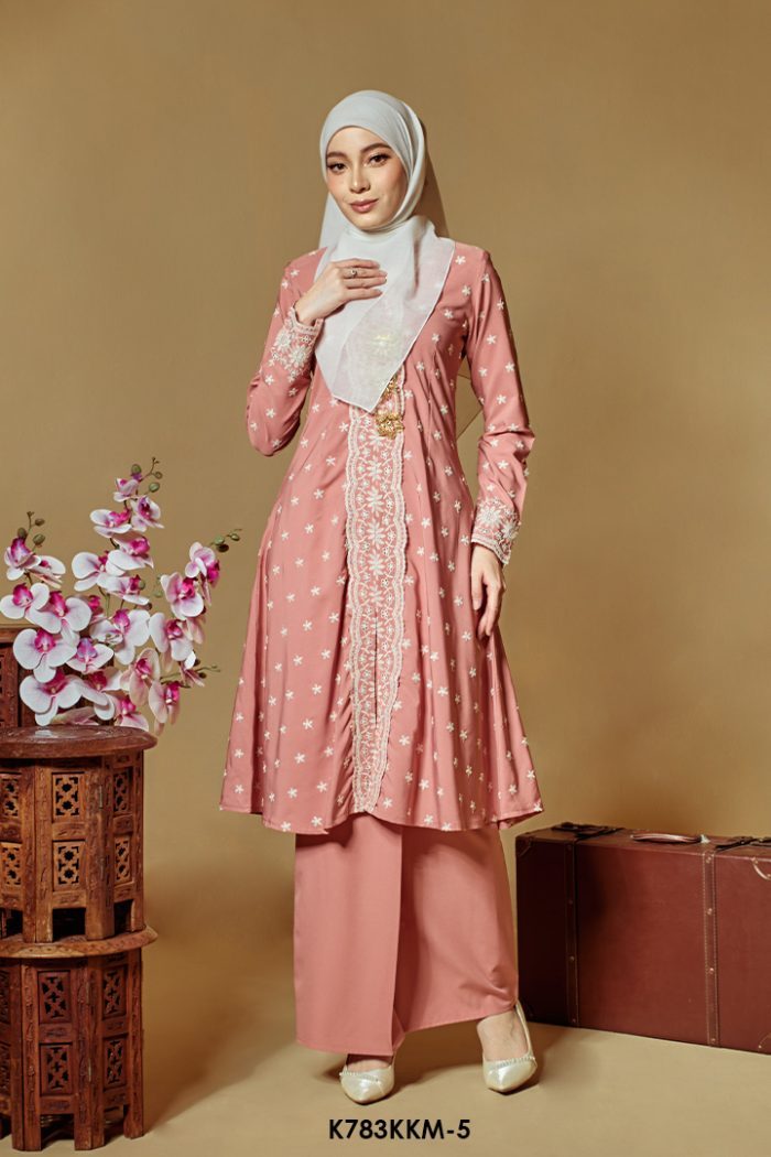 Kebarung Kalthom Sulam in Salmon (K783KKM-5)