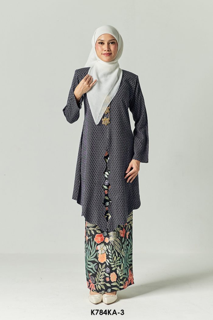 Kebaya Anggun 2.0 in Dark Blue (K784KA-3)