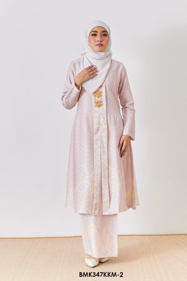 Kebarung Batiq Mia 3.0 Ribbon in Soft Pink (BMK347KKM-2)