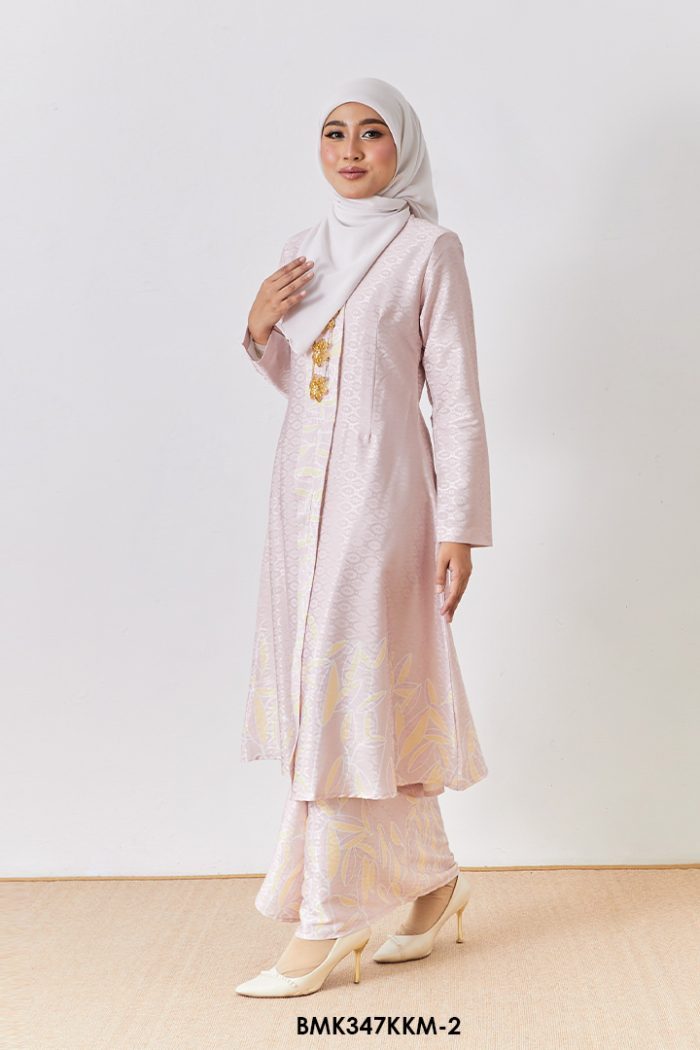 Kebarung Batiq Mia 3.0 Ribbon in Soft Pink (BMK347KKM-2)