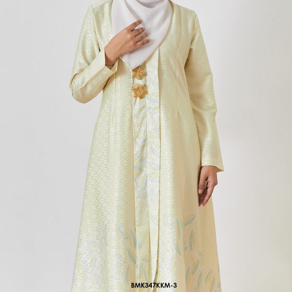 Kebarung Batiq Mia 3.0 Ribbon in Soft Yellow (BMK347KKM-3) - Image 3