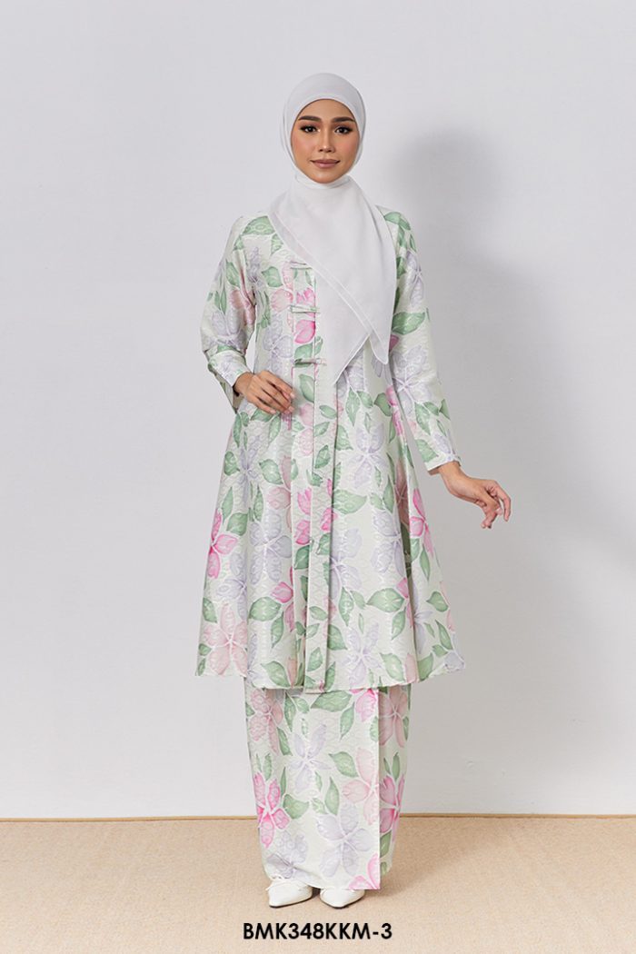 Kebarung Batiq Mia 3.0 Ribbon in Mint Green (BMK348KKM-3)