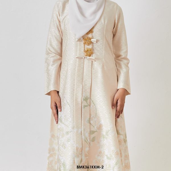 Kebarung Batiq Mia in Soft Yellow (BMK361KKM-2) - Image 3