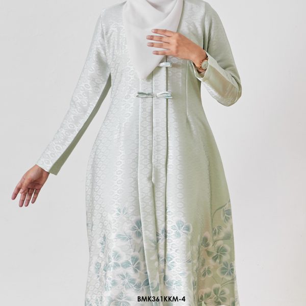 Kebarung Batiq Mia in Mint Green (BMK361KKM-4) - Image 3