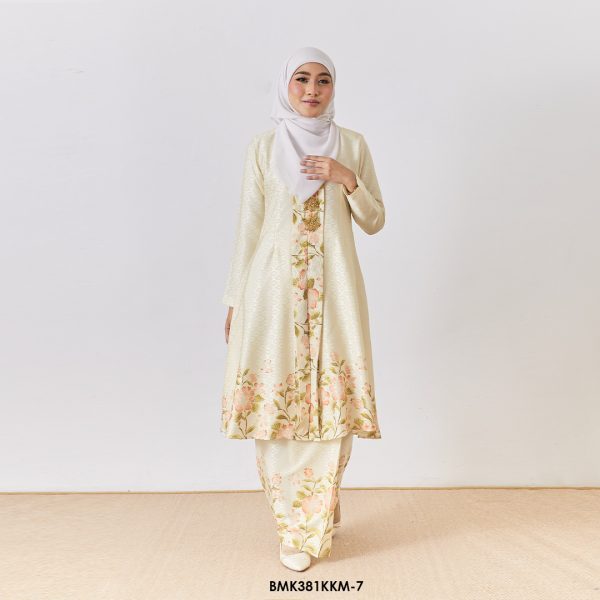 Kebarung Batiq Mia in Soft Yellow (BMK381KKM-7)