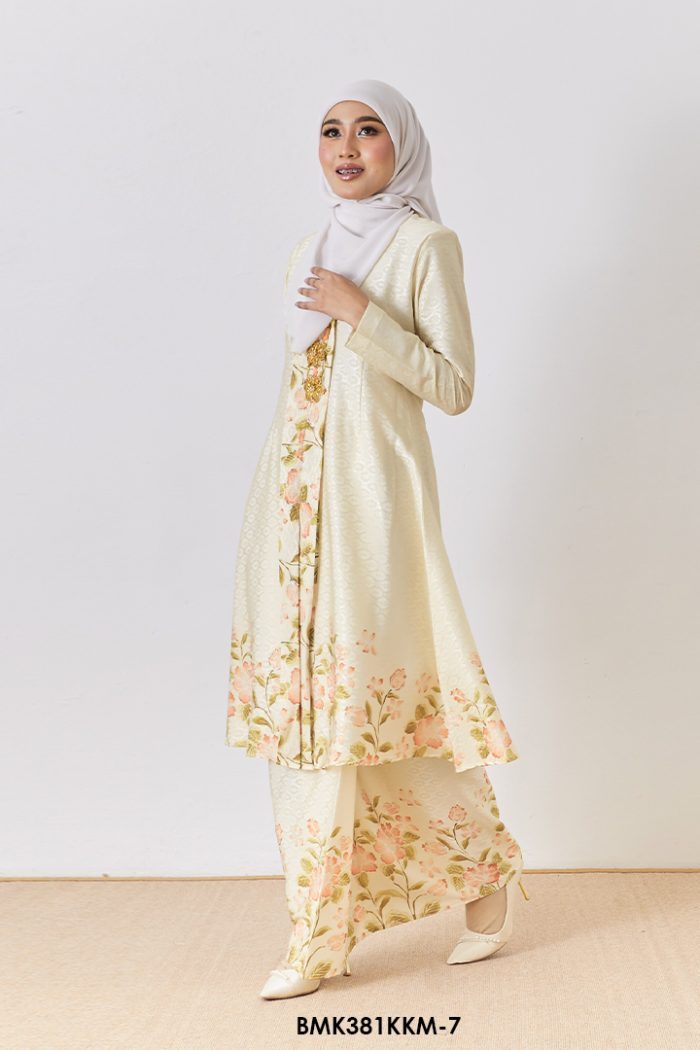 Kebarung Batiq Mia in Soft Yellow (BMK381KKM-7)