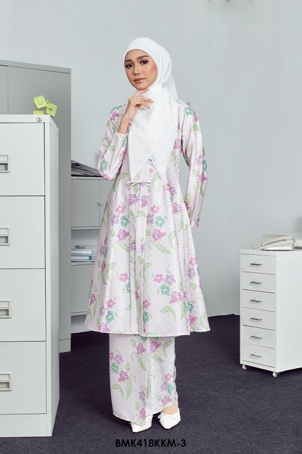 Kebarung Batiq Mia 3.0 Ribbon in Soft Purple (BMK418KKM-3)